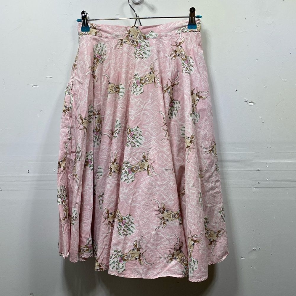 Modcloth Hell Bunny Vixen Deery Me Skirt XS